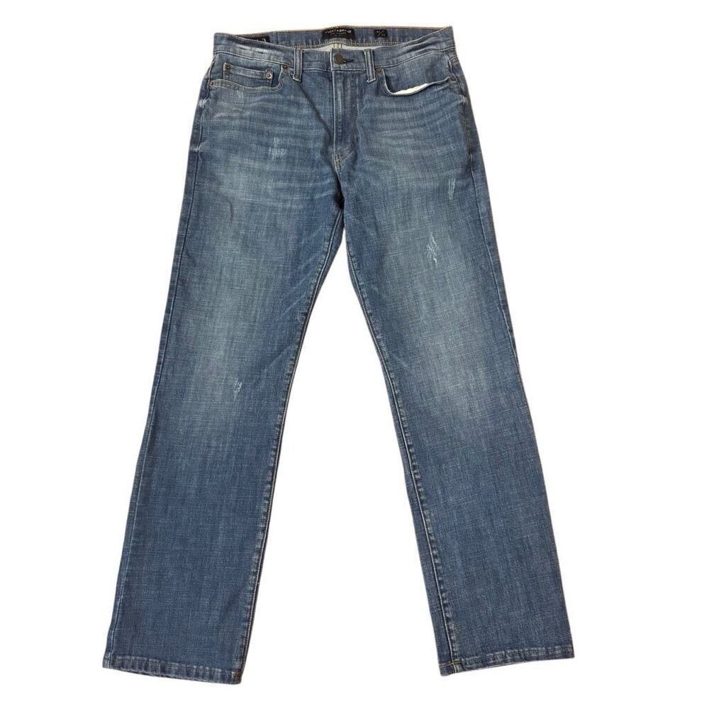 Lucky Brand 363 Vintage Straight Jeans Lightly Distressed Mens Size 32x32